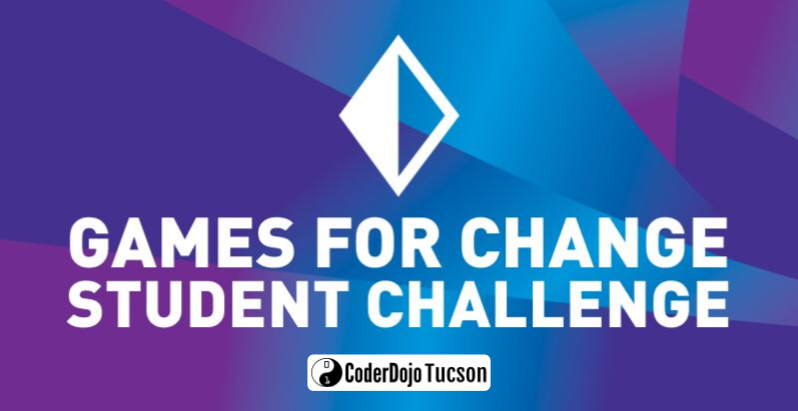 Games for Change Student Challenge logo. Click to go to event page.
